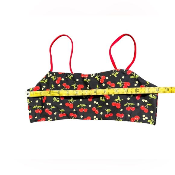 MOSHENGQI Womens High Wasited High Cut bikini retro cherries Swimsuit NWT - Picture 5 of 6